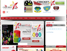 Tablet Screenshot of cricketstar.net